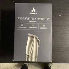Andis Slimline Pro 33785, D-8, Cord/Cordless Beard Trimmer - Chrome New Sealed