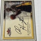 2000-01 Fleer Tradition Autographics Al Harrington Auto Indiana Pacers On Card