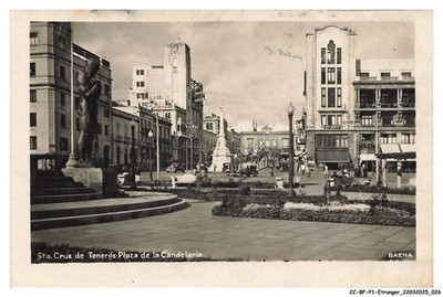 CC-BFP1-0014-ESPAGNE - Sta - Cruz Teneriffa - Plaza De La Candelaria - Karte