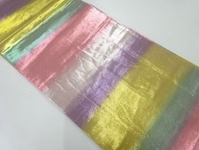 7665308: JAPANESE KIMONO JAPANESE MARU OBI / WOVEN STRIPE