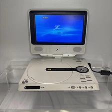 Zenith DVP615 White Portable 7" LCD Display JPEG Slideshow CD/DVD Player Tested!