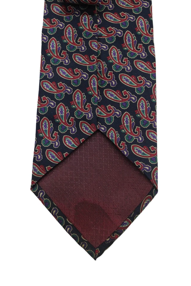 迪奥男式经典佩斯利印花丝绸领带均码 — 第 2/4 张图片