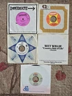 Lot 5 Rock 45s Fleetwood Mac WarmestSpring Leslie West Wet Willie Tony Joe White