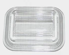 Vintage Pyrex 501-C LID ONLY Split Rib Glass Refrigerator Dish Cover **EC**