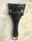 NEW 1/2 VIOLIN 4 STRING TAILPIECE w/ 4 BUILT IN FINE TUNERS & FASTENER — photo 2