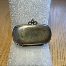 Antique Sovereign Case With Stamp Case Fob c 1900   