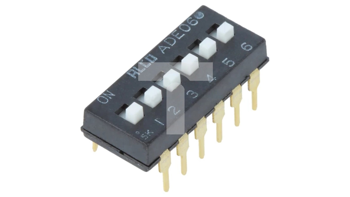 Switch DIP SWITCH ON-OFF 0.1A 24VDC Poz 2 THT 1825360-4