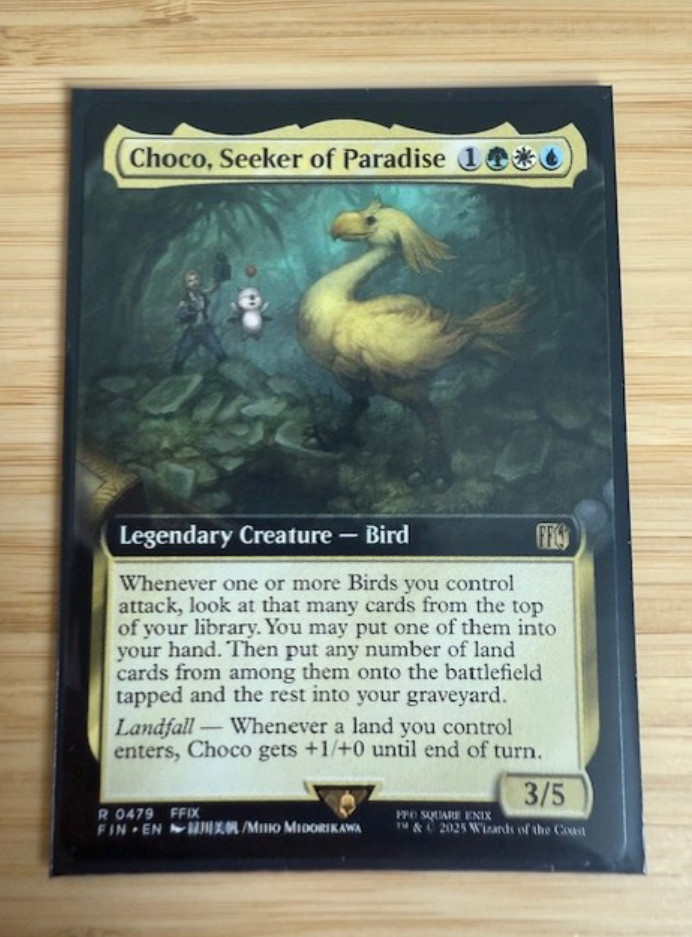 MTG: Choco, Seeker of Paradise (Extended Art) Final Fantasy Regular NM