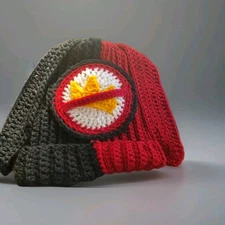 Handmade Crochet No Kings Sew On Patch