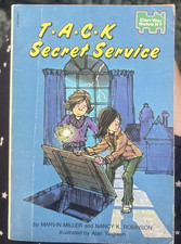 Vintage 1982 T*A*C*K Secret Service - Scholastic Mystery Book  Solve-It-Yourself