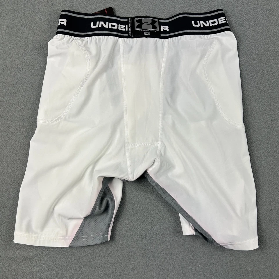 Faja Under Armour Para Hombre XL Parte Inferior Blanca 6 Bolsillos Sin Almohadillas Nueva Con Etiquetas Foto 4 de 4