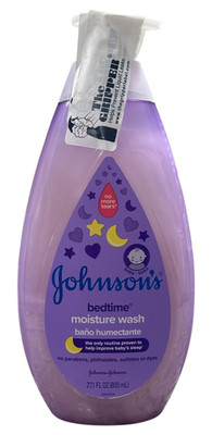 Johnson's Bedtime Moisture Wash to Help Baby Sleep After Bath, 27.1 Fl. Oz