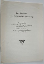 M&auml;hdrescher-Entwicklung 1960 Landmaschine Traktor Trecker Schlepper Landwirtscha