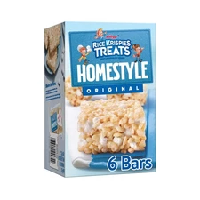 Rice Krispies Treats Marshmallow Squares, 6 Bars, 6.98oz Kids Snacks