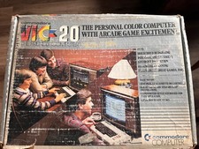 VTG Commodore VIC-20 Computer In Box, with games and power cords