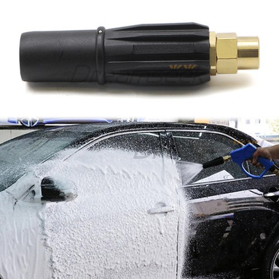 #ad High Pressure Snow Foam Washer Nozzle Fan Shaped Spray Gun Nozzles Self Priming $32.99