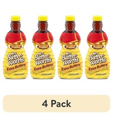  4 pack Mrs. Butterworth's Extra Buttery Pancake Syrup, 24 fl. oz.