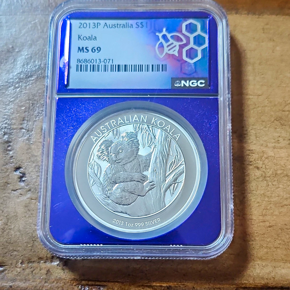Australian Koala MS 69 Graded 1 oz Precious Metal Content per Unit