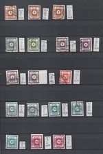 SBZ OST-SACHSEN aus 42-50 PLATTENF. 17x GESTEMPELT+560,00 nur 39,50 EURO s.SCAN