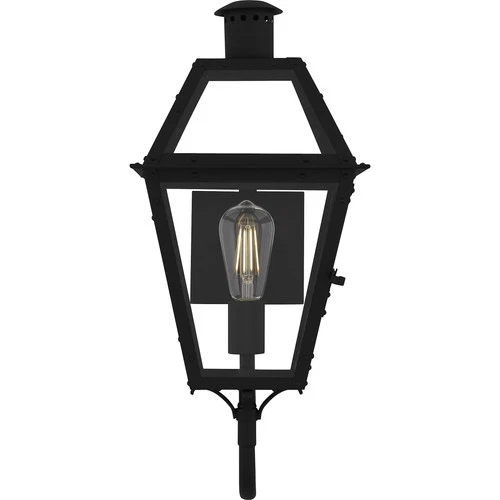 Quoizel RO8410 Rue De Royal 21" Tall Outdoor Wall Sconce - Black - Picture 6 of 12