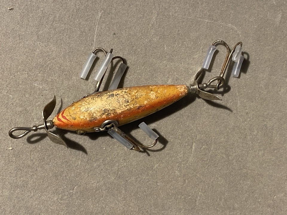 Vieux Leurre Heddon Dowagiac Spook – Pièce Vintage Pour Collectionneur, état Original