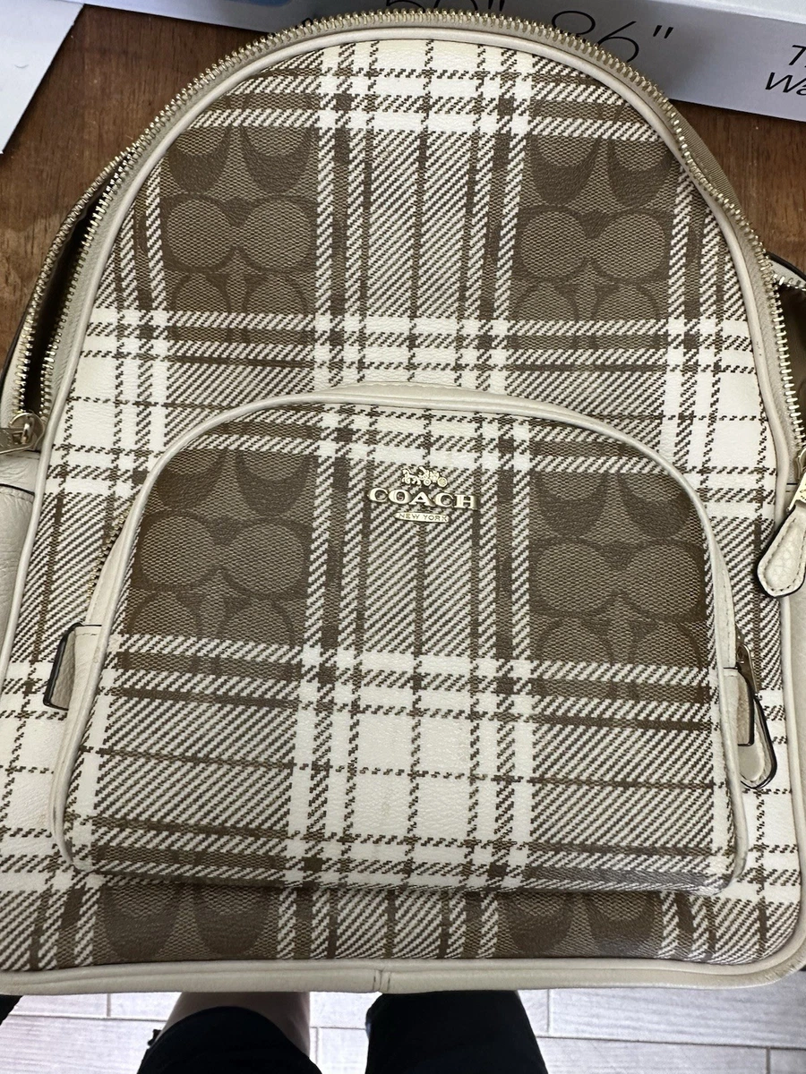 Plaid Backpack Bags & Canvas Exterior Handbags for Women for  display picture 1