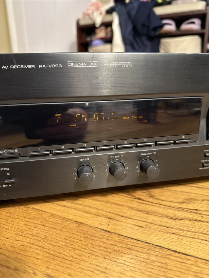 Yamaha RX-V393 Receiver HiFi Stereo Vintage 6.1 Channel Home Theater Phono Radio - Image 3 of 4