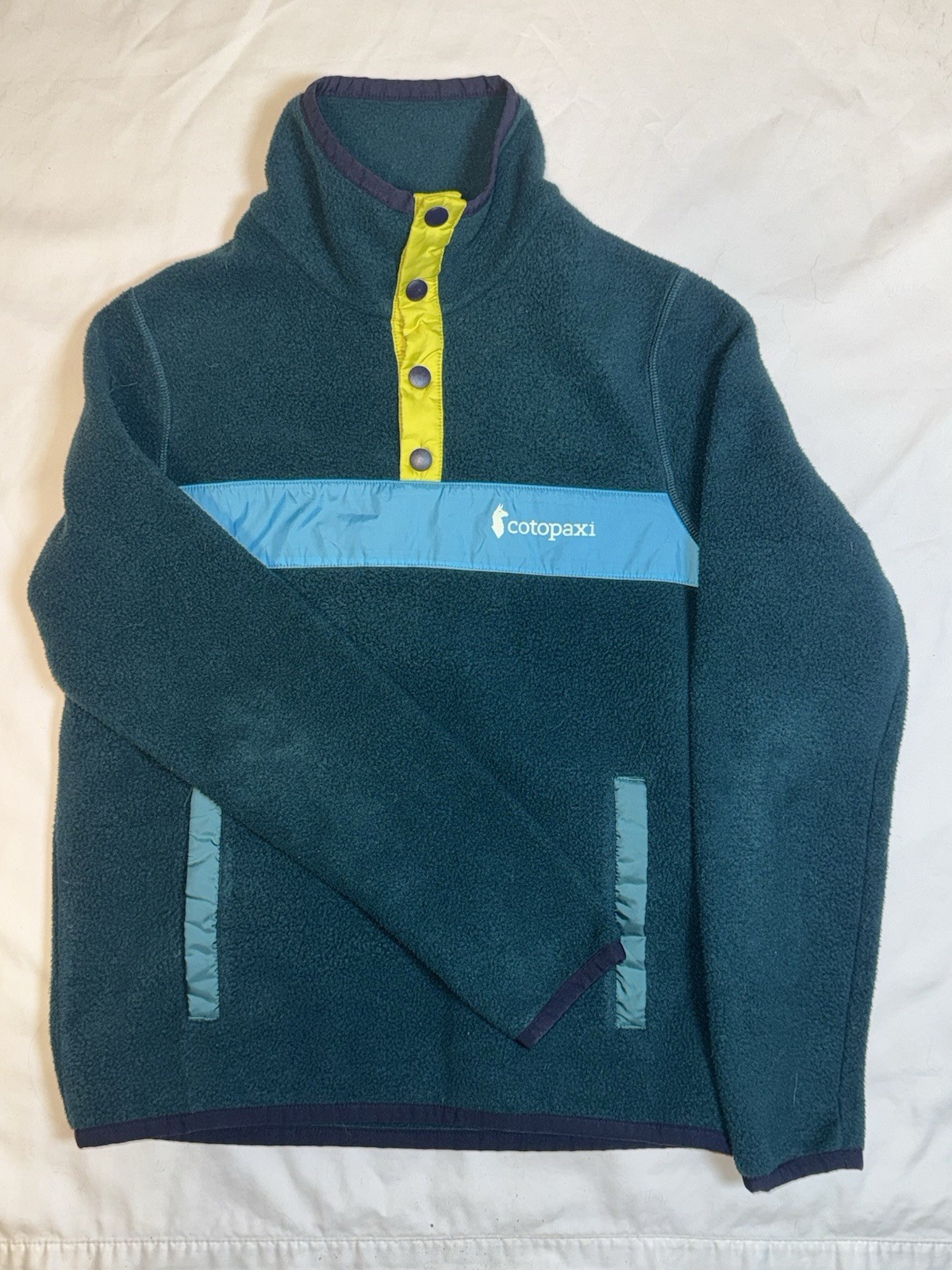 Cotopaxi Women’s Button Up Pullover Jacket Teal S… - image 1