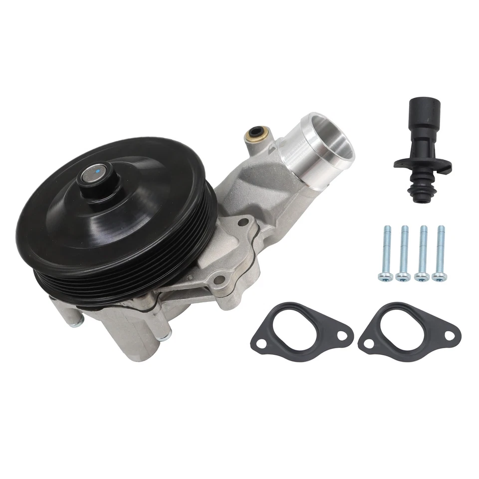 Water Pump w/ Bolts Gaskets Connector For Jaguar Land Rover V8 5.0L Foto 4 de 4