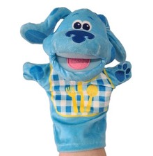 Melissa Doug Blues Clues Blue Dog Hand Puppet Plush 10" Nickelodeon