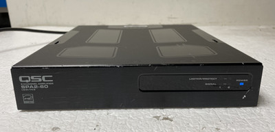QSC SPA2-60 2-Channel Power Amplifier LO-Z/ HI-Z