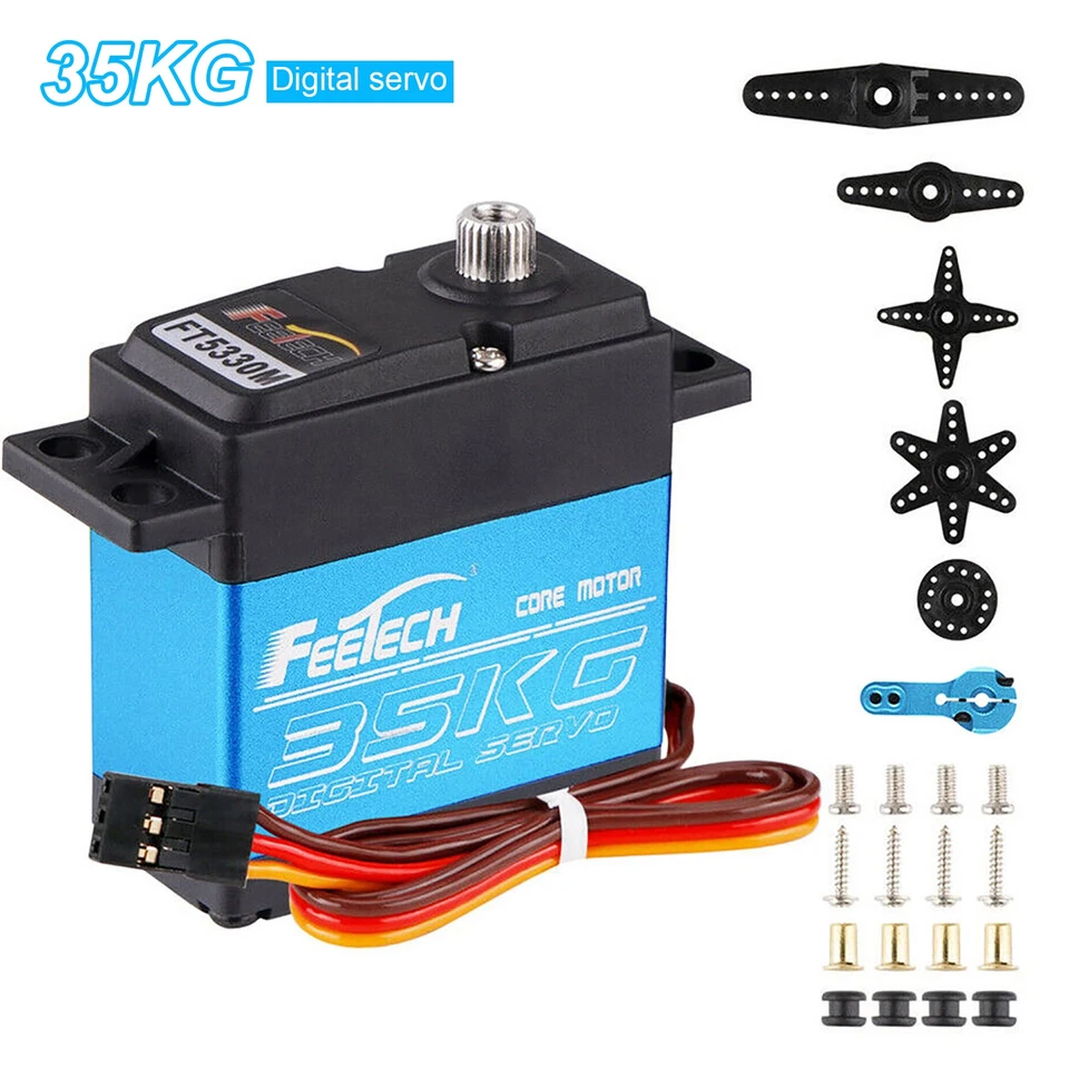 1-8PCS 35KG 180° Metal Gear Digital Servo HIGH TORQUE & SPEED RC Car Boot Servo - Image 2 of 4