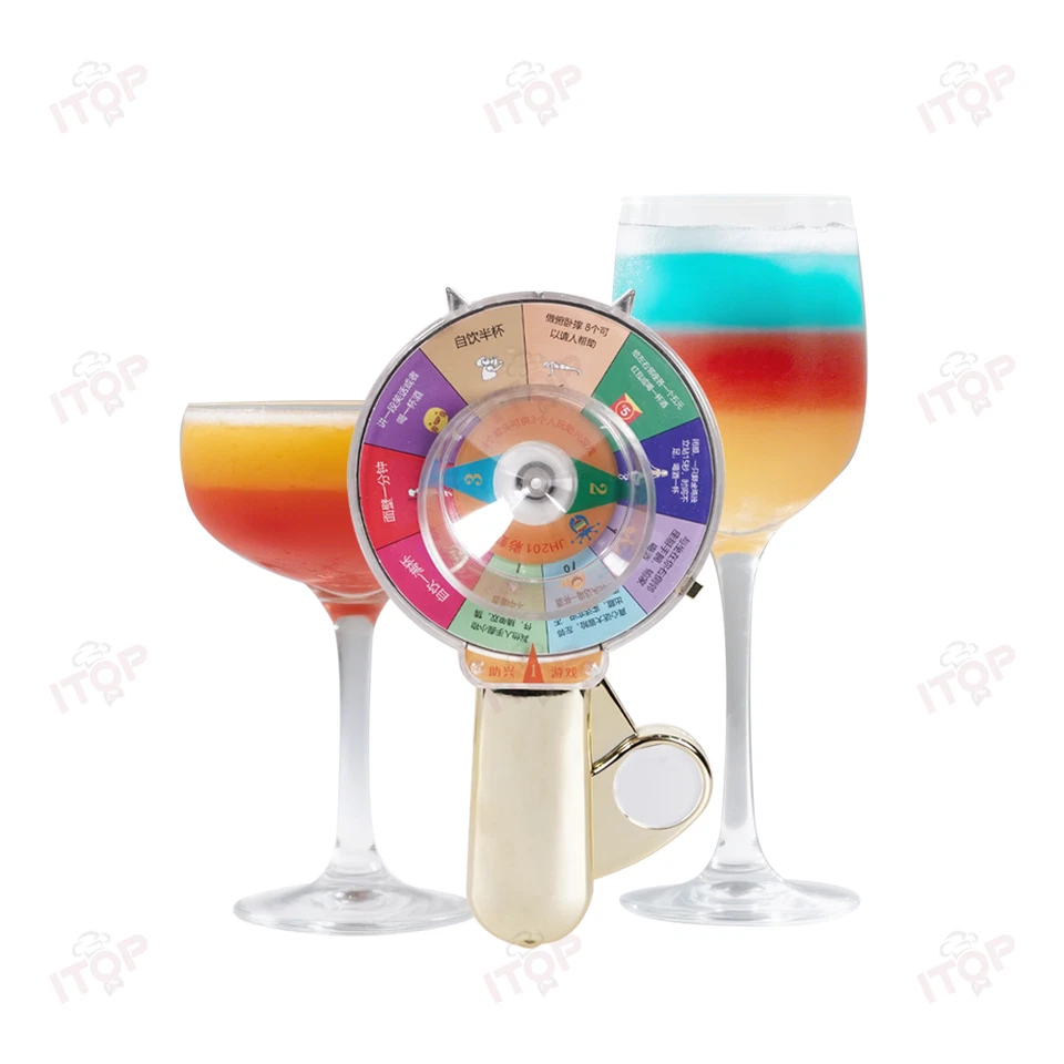 Cocktail Tool Rotary Layered Rainbow Cocktail Wine Maker Bar Tool Party Game - Image 2 of 4