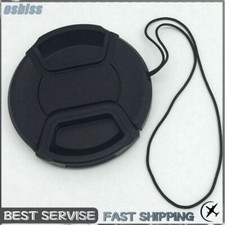 For Canon Nikon SLR DSLR Camera 62mm Plastic Snap-On Front Lens Cap Cover