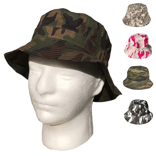 Camuflaje Camo Cubo Boonie Sombreros 