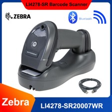 Symbol LI4278-SR20007WR Wireless Barcode Scanner w/ Cradle Battery USB Cable