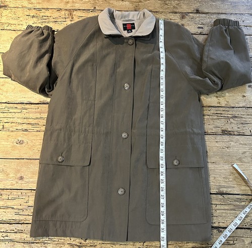 Gallery Men’s Size M Brown Rain Coat NWOT - Picture 5 of 7
