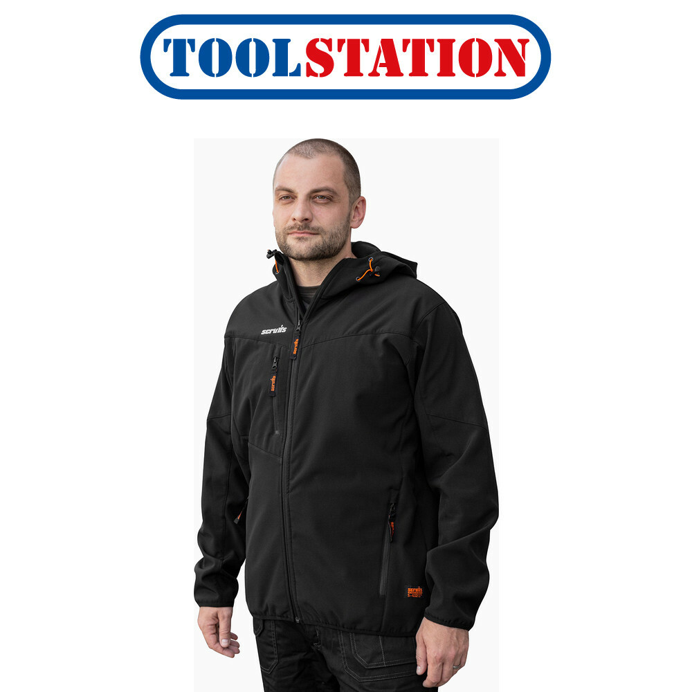 Scruffs - Worker Softshell Jacket Black - XL