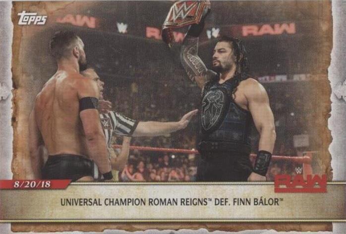 2020 Topps WWE Road to Wrestlemania - Roman Reigns #15 - 1 of 1