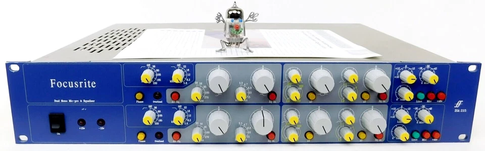Focusrite ISA 215 Dual Mono Mic Preamp & Equalizer +Top Zustand+ 1Jahr  Garantie - Image 2 of 4