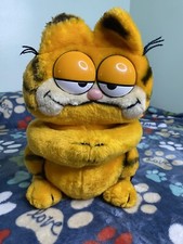 Vintage 1970s 1980s 12 Garfield Plush Cat Stuffed Animal Funnies Jim Davis EUC