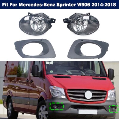 Phares Anti-brouillard TangMiGe – Compatibles Mercedes Sprinter 906, VW Crafter, Amarok, Caddy – 1 Paire – HB4 12V 51W