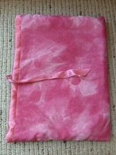 Vintage Schiaparelli Pink Chiffon Satin Travel Bag Pouch Nylons Lingerie 1 Strap