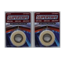 SuperTape Super Tape Non Glare Lace Wig Hair Extension 3/4" X 3 Yard (2 Pack)