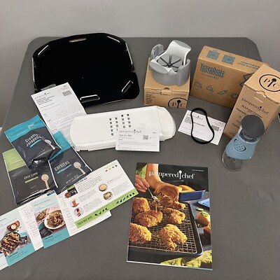 Brand New Mixed Lot Of Pampered Chef Kitchen Gadgets & Mixes-Oil/Vinegar Sold