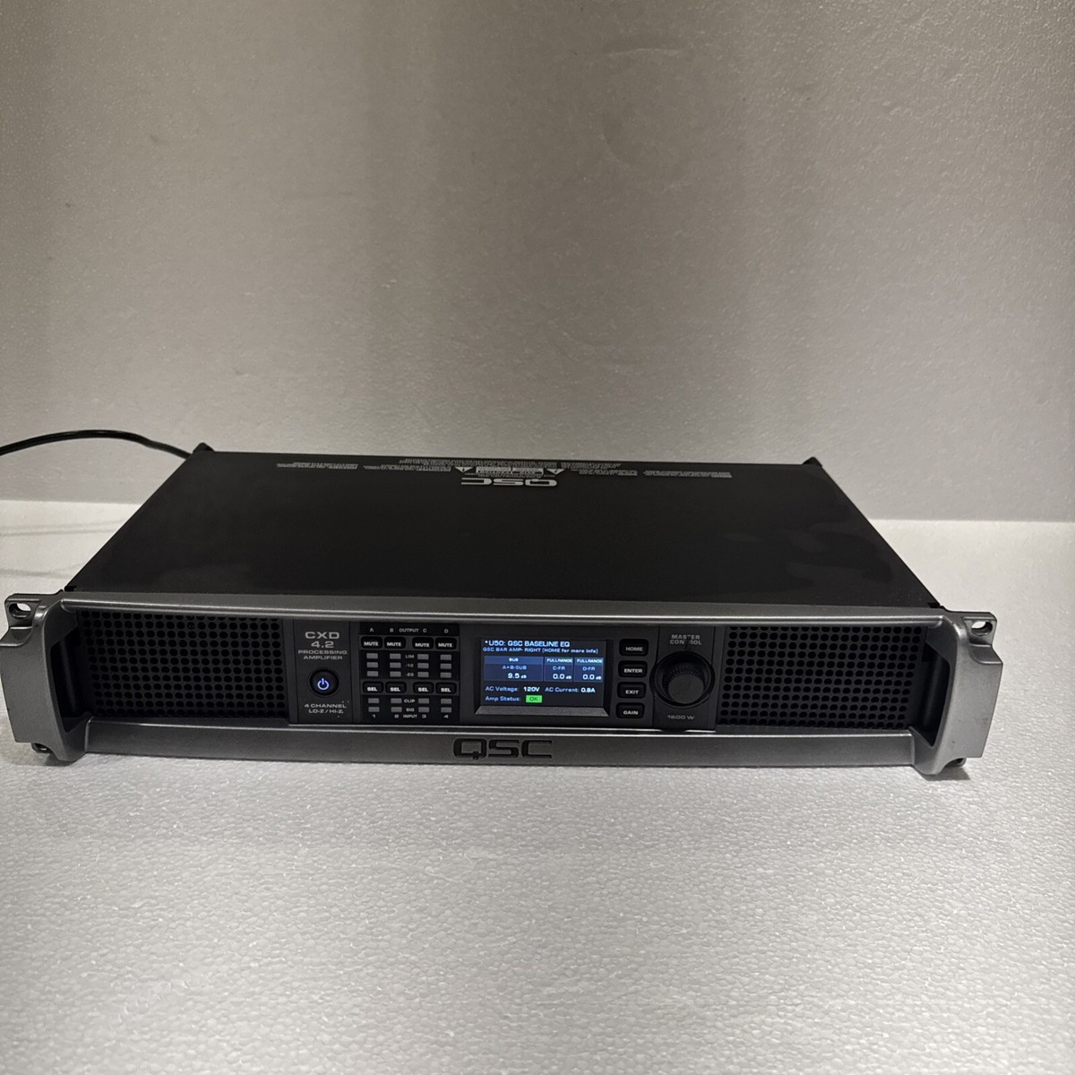QSC CXD4.2 , 4 Channel Processing Amplifier | eBay