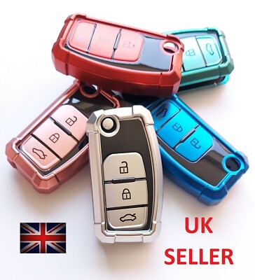 FÜR FORD FIESTA FOCUS TITANIUM TRANSIT FERNBEDIENUNG KLAPPSCHLÜSSELANHÄNGER COVER CASE TPU 13