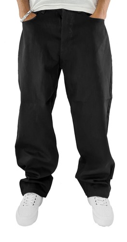 Black Baggy Skater Hip Hop Denim Jeans 