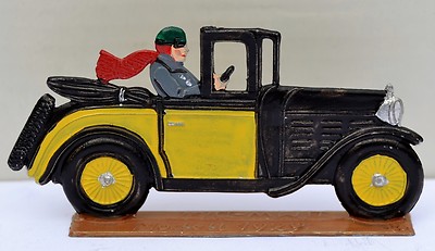 Zinnfigur zum Hinstellen Zinnfiguren Flachfigur Zinn Auto BMW-Dixi Modell 1929