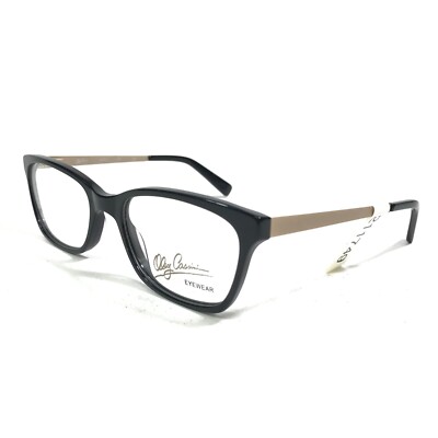 Oleg Cassini OCO534 001 Brillenfassung Schwarz Gold Quadrat Vollrand 54-19-140